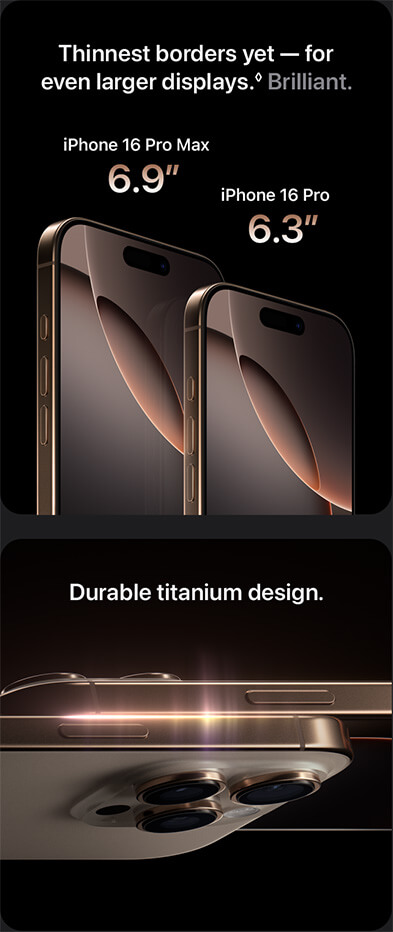 iPhone 16 Pro 128GB (Desert Titanium) | C Spire Wireless